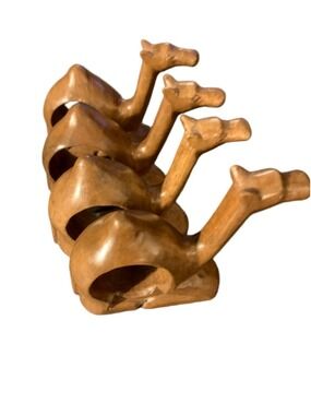 Brown Camel Napkin Rings